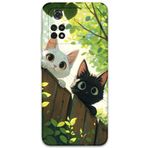 Gramaphone Poco M4 Pro 4G ile Uyumlu Kedi Desenli Telefon Kılıfı + Ekran Koruyucu - 5785