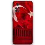 Gramaphone Poco M4 Pro 4G Uyumlu Atatürk Desenli Telefon Kılıfı + Ekran Koruyucu - 5848