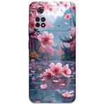 Gramaphone Poco M4 Pro 4G Uyumlu Çiçek Desenli Telefon Kılıfı + Ekran Koruyucu - 5794
