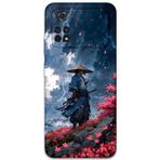 Gramaphone Poco M4 Pro 4G Uyumlu Samuray Desenli Telefon Kılıfı + Ekran Koruyucu - 5825