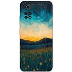 Gramaphone Poco M4 Pro 4G Uyumlu Uzay Desenli Telefon Kılıfı + Ekran Koruyucu - 5871