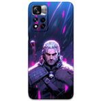 Gramaphone Poco M4 Pro 5G ile Uyumlu Geralt Desenli Telefon Kılıfı + Ekran Koruyucu - 5826