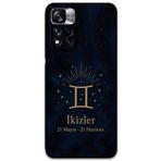 Gramaphone Poco M4 Pro 5G ile Uyumlu İkizler Burcu Desenli Telefon Kılıfı + Ekran Koruyucu - 5770