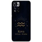 Gramaphone Poco M4 Pro 5G ile Uyumlu Kova Burcu Desenli Telefon Kılıfı + Ekran Koruyucu - 5778