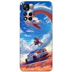 Gramaphone Poco M4 Pro 5G Uyumlu Araba Desenli Telefon Kılıfı + Ekran Koruyucu - 5764