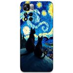 Gramaphone Poco M4 Pro 5G Uyumlu Kedi Desenli Telefon Kılıfı + Ekran Koruyucu - 5782