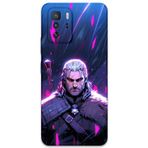 Gramaphone Poco X3 Gt Uyumlu Geralt Desenli Telefon Kılıfı + Ekran Koruyucu - 5826