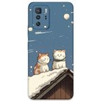 Gramaphone Poco X3 Gt Uyumlu Kedi Desenli Telefon Kılıfı + Ekran Koruyucu - 5780