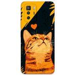 Gramaphone Poco X3 Gt Uyumlu Kedi Desenli Telefon Kılıfı + Ekran Koruyucu - 5783