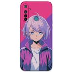 Gramaphone Realme 5i ile Uyumlu Anime Desenli Telefon Kılıfı + Ekran Koruyucu - 5742