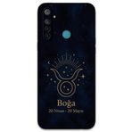 Gramaphone Realme 5i ile Uyumlu Boğa Burcu Desenli Telefon Kılıfı + Ekran Koruyucu - 5769