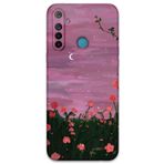 Gramaphone Realme 5i ile Uyumlu Çiçek Desenli Telefon Kılıfı + Ekran Koruyucu - 5793