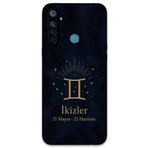 Gramaphone Realme 5i ile Uyumlu İkizler Burcu Desenli Telefon Kılıfı + Ekran Koruyucu - 5770