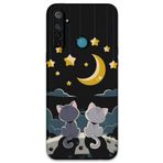 Gramaphone Realme 5i ile Uyumlu Kedi Desenli Telefon Kılıfı + Ekran Koruyucu - 5809