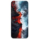 Gramaphone Realme 5i ile Uyumlu Mermer Desenli Telefon Kılıfı + Ekran Koruyucu - 5811