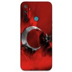 Gramaphone Realme 5i ile Uyumlu Türk Bayrağı Desenli Telefon Kılıfı + Ekran Koruyucu - 5854