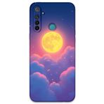 Gramaphone Realme 5i ile Uyumlu Uzay Desenli Telefon Kılıfı + Ekran Koruyucu - 5869