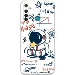 Gramaphone Realme 5İ Uyumlu Astronot Desenli Telefon Kılıfı + Ekran Koruyucu - 5858