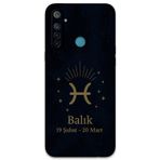 Gramaphone Realme 5İ Uyumlu Balık Burcu Desenli Telefon Kılıfı + Ekran Koruyucu - 5779