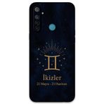 Gramaphone Realme 5İ Uyumlu İkizler Burcu Desenli Telefon Kılıfı + Ekran Koruyucu - 5770
