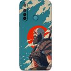 Gramaphone Realme 5İ Uyumlu Kratos Desenli Telefon Kılıfı + Ekran Koruyucu - 5824