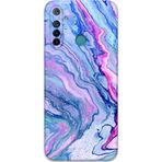 Gramaphone Realme 5İ Uyumlu Mermer Desenli Telefon Kılıfı + Ekran Koruyucu - 5816