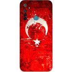 Gramaphone Realme 5İ Uyumlu Türk Bayrağı Desenli Telefon Kılıfı + Ekran Koruyucu - 5847