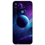 Gramaphone Realme 5İ Uyumlu Uzay Desenli Telefon Kılıfı + Ekran Koruyucu - 5866