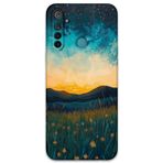 Gramaphone Realme 5İ Uyumlu Uzay Desenli Telefon Kılıfı + Ekran Koruyucu - 5871