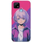 Gramaphone Realme C21 Uyumlu Anime Desenli Telefon Kılıfı + Ekran Koruyucu - 5742