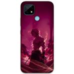 Gramaphone Realme C21 Uyumlu Anime Desenli Telefon Kılıfı + Ekran Koruyucu - 5905