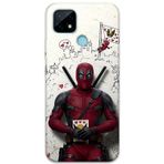 Gramaphone Realme C21 Uyumlu Deadpool Desenli Telefon Kılıfı + Ekran Koruyucu - 5927