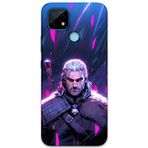 Gramaphone Realme C21 Uyumlu Geralt Desenli Telefon Kılıfı + Ekran Koruyucu - 5826