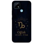 Gramaphone Realme C21 Uyumlu Oğlak Burcu Desenli Telefon Kılıfı + Ekran Koruyucu - 5777