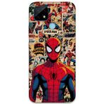 Gramaphone Realme C21 Uyumlu Spiderman Desenli Telefon Kılıfı + Ekran Koruyucu - 5934