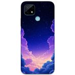 Gramaphone Realme C21 Uyumlu Uzay Desenli Telefon Kılıfı + Ekran Koruyucu - 5867