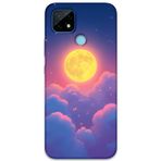 Gramaphone Realme C21 Uyumlu Uzay Desenli Telefon Kılıfı + Ekran Koruyucu - 5869