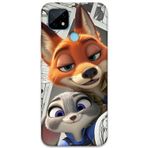 Gramaphone Realme C21 Uyumlu Zootopia Desenli Telefon Kılıfı + Ekran Koruyucu - 5942