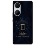 Gramaphone Reeder S19 Max Pro S Edge ile Uyumlu İkizler Burcu Desenli Telefon Kılıfı + Ekran Koruyucu - 5770
