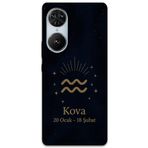 Gramaphone Reeder S19 Max Pro S Edge ile Uyumlu Kova Burcu Desenli Telefon Kılıfı + Ekran Koruyucu - 5778
