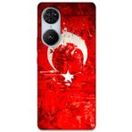 Gramaphone Reeder S19 Max Pro S Edge ile Uyumlu Türk Bayrağı Desenli Telefon Kılıfı + Ekran Koruyucu - 5847