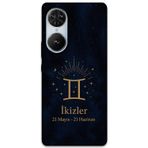 Gramaphone Reeder S19 Max Pro S Edge Uyumlu İkizler Burcu Desenli Telefon Kılıfı + Ekran Koruyucu - 5770