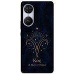 Gramaphone Reeder S19 Max Pro S Edge Uyumlu Koç Burcu Desenli Telefon Kılıfı + Ekran Koruyucu - 5768