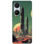 Gramaphone Reeder S19 Max Pro S Edge Uyumlu Uzay Desenli Telefon Kılıfı + Ekran Koruyucu - 5870