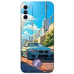 Gramaphone Reeder S19 Max Pro S ile Uyumlu Araba Desenli Telefon Kılıfı + Ekran Koruyucu - 5760