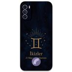 Gramaphone Reeder S19 Max Pro S ile Uyumlu İkizler Burcu Desenli Telefon Kılıfı + Ekran Koruyucu - 5770