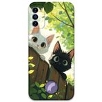 Gramaphone Reeder S19 Max Pro S ile Uyumlu Kedi Desenli Telefon Kılıfı + Ekran Koruyucu - 5785