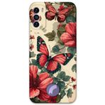 Gramaphone Reeder S19 Max Pro S ile Uyumlu Kelebek Desenli Telefon Kılıfı + Ekran Koruyucu - 5795