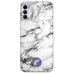 Gramaphone Reeder S19 Max Pro S ile Uyumlu Mermer Desenli Telefon Kılıfı + Ekran Koruyucu - 5817