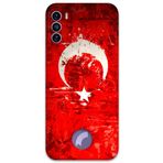 Gramaphone Reeder S19 Max Pro S ile Uyumlu Türk Bayrağı Desenli Telefon Kılıfı + Ekran Koruyucu - 5847